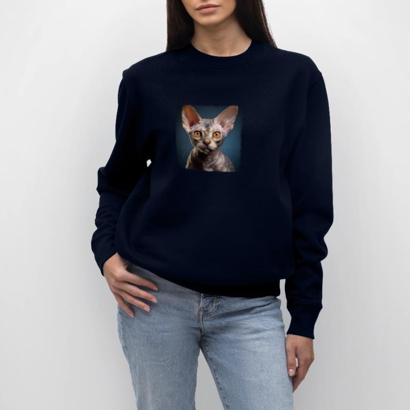 Chaton Devon Rex Chat Devon Rex Sweat bio CHANGER Stanley/Stella Unisexe