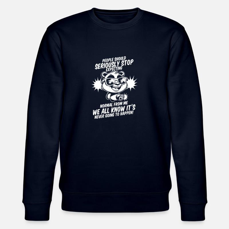 Panda géant Panda Ours - Sweat bio CHANGER Stanley/Stella Unisexe - marine