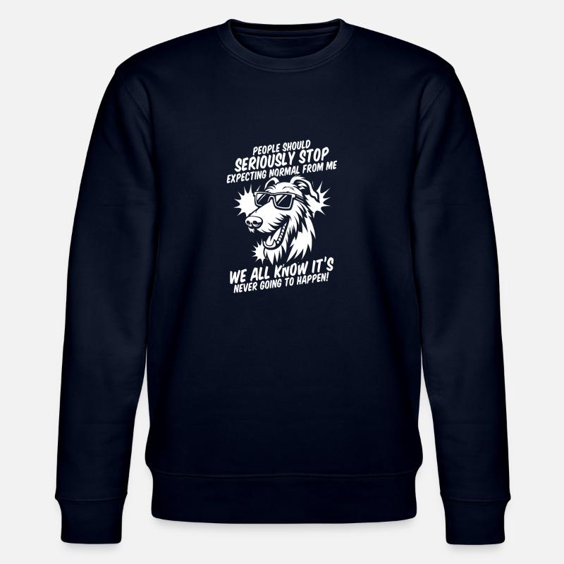 Irischer Wolfshund - Stanley/Stella Unisex Bio-Sweatshirt CHANGER  - Navy