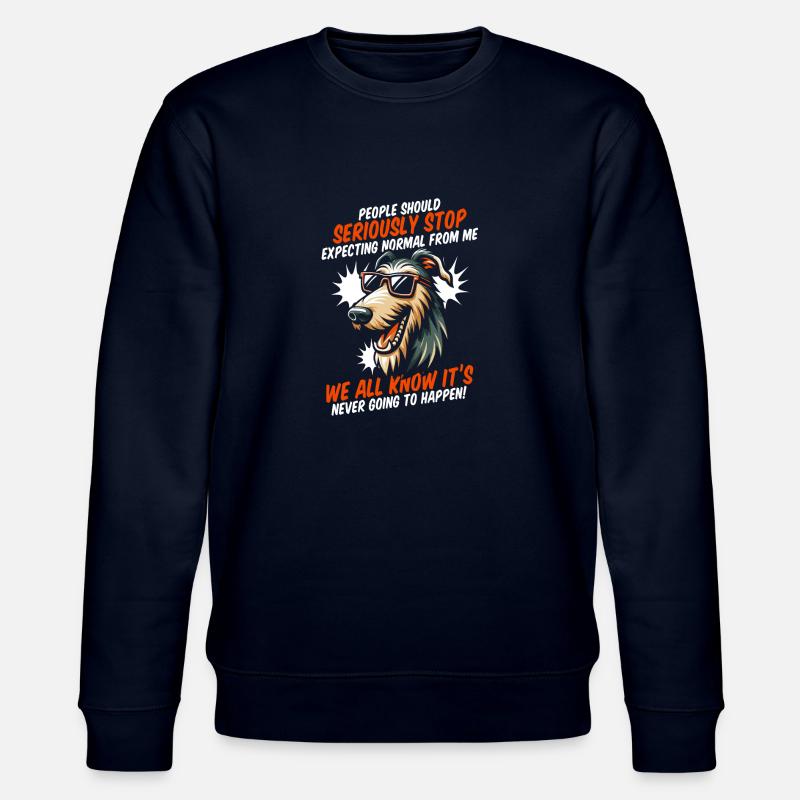 Irischer Wolfshund - Stanley/Stella Unisex Bio-Sweatshirt CHANGER  - Navy