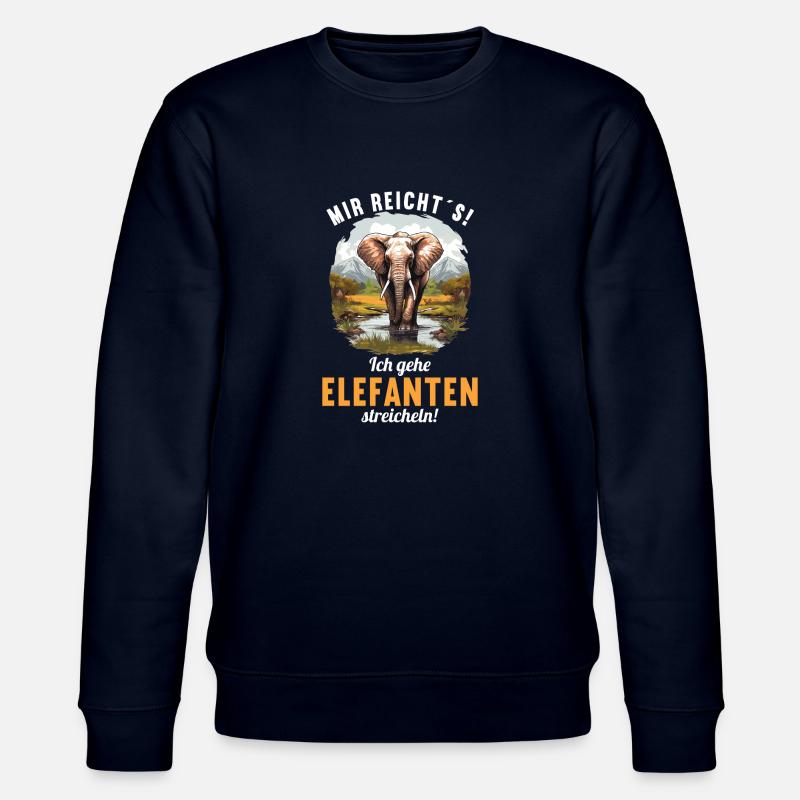 Elephant Elephant - Stanley/Stella CHANGER Unisex Organic Sweatshirt - navy