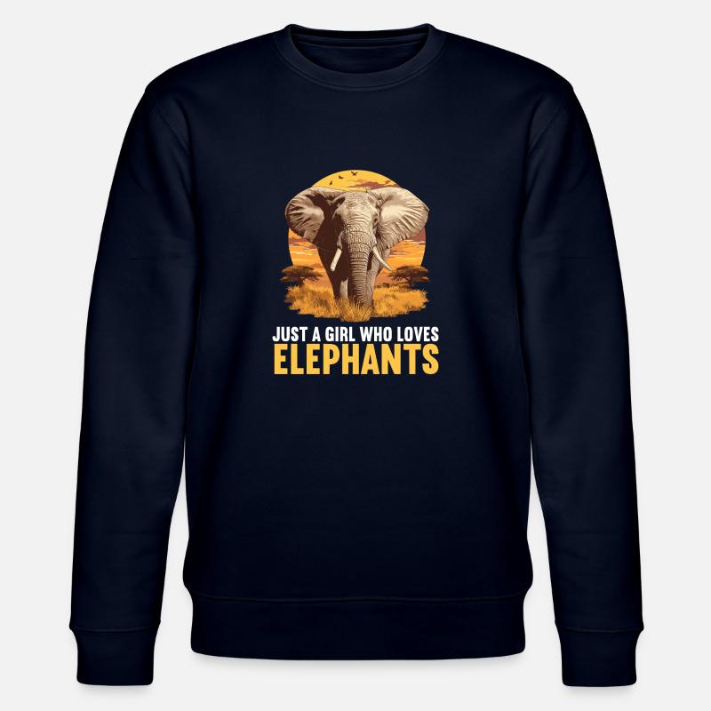 Elephant Elephant - Stanley/Stella CHANGER Unisex Organic Sweatshirt - navy