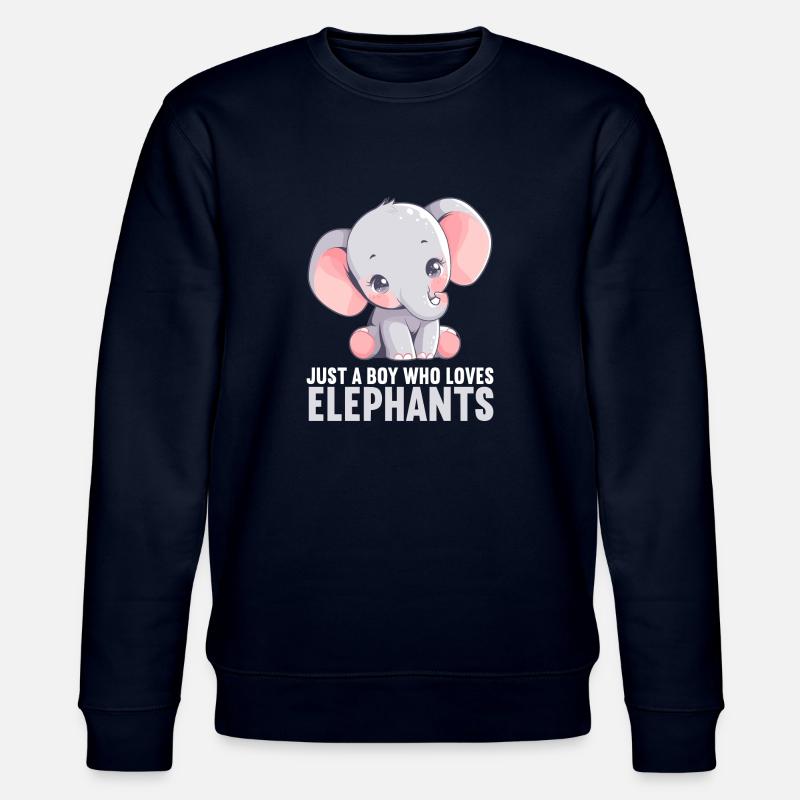 Éléphant Éléphant - Sweat bio CHANGER Stanley/Stella Unisexe - marine