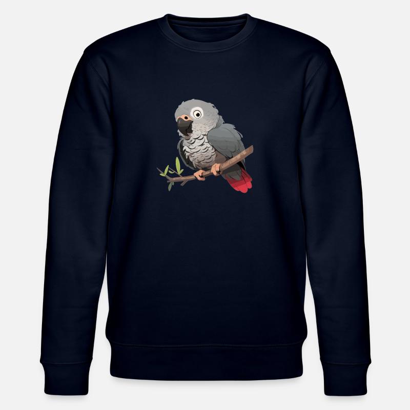 Graupapageien Graupapagei - Stanley/Stella Unisex Bio-Sweatshirt CHANGER  - Navy