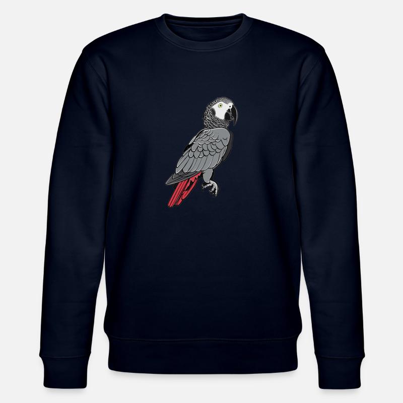 Graupapageien Graupapagei - Stanley/Stella Unisex Bio-Sweatshirt CHANGER  - Navy