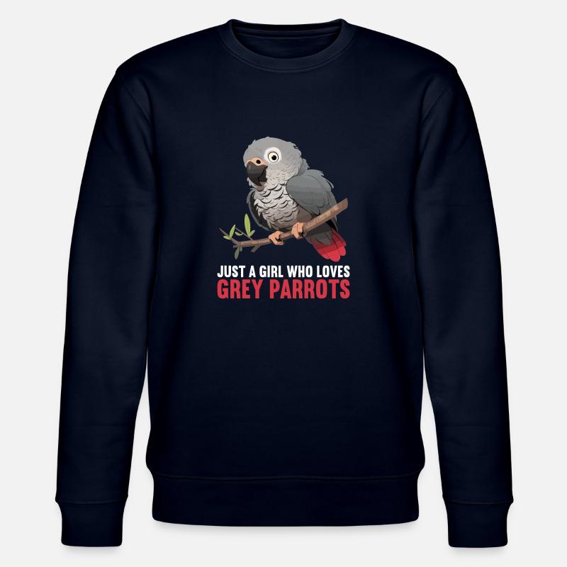 Graupapageien Graupapagei - Stanley/Stella Unisex Bio-Sweatshirt CHANGER  - Navy