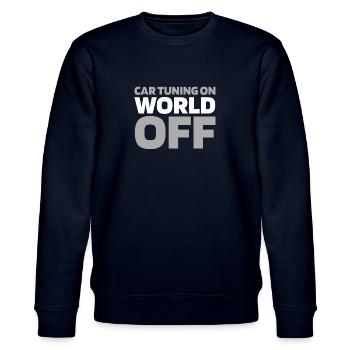 Schrauber Tuning Tuner Car Tuning On World Off - Stanley/Stella CHANGER Unisex Organic Sweatshirt - navy - Front - Nik (191cm) & Marisol (170cm)