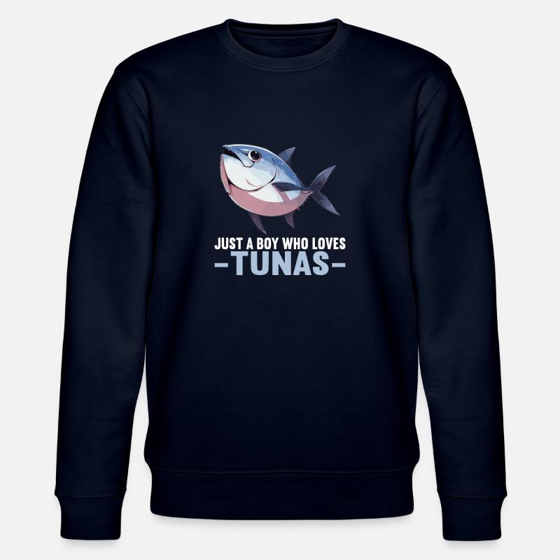 Thon Thunfische Thunfisch - Sweat bio CHANGER Stanley/Stella Unisexe - marine