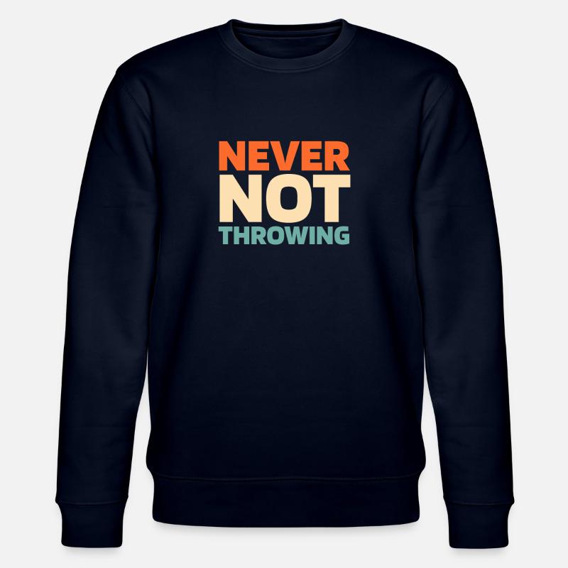 Axe Throwing Axe Thrower - Stanley/Stella CHANGER Unisex Organic Sweatshirt - navy