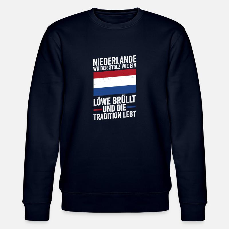 Pays-Bas Pays-Bas Pays-Bas - Sweat bio CHANGER Stanley/Stella Unisexe - marine
