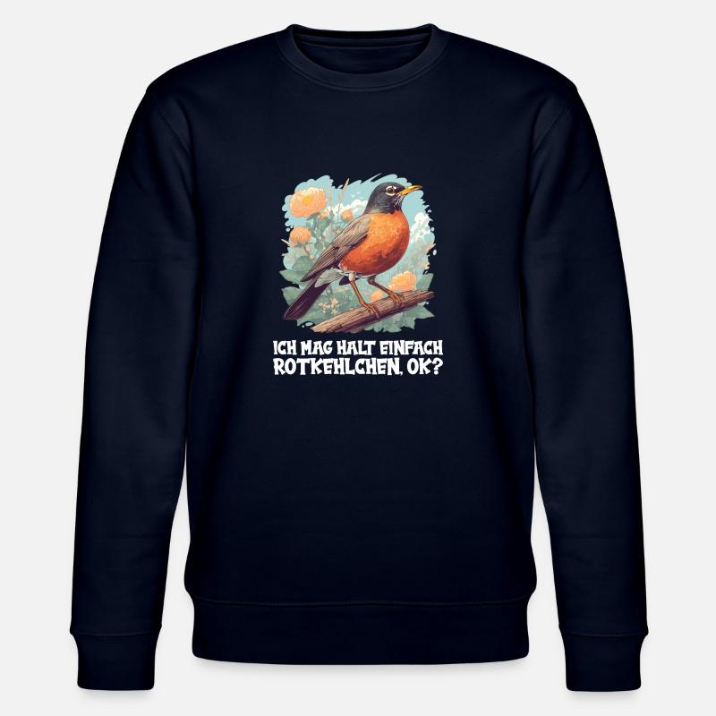 Robin Rotkehlchen - Sweat bio CHANGER Stanley/Stella Unisexe - marine