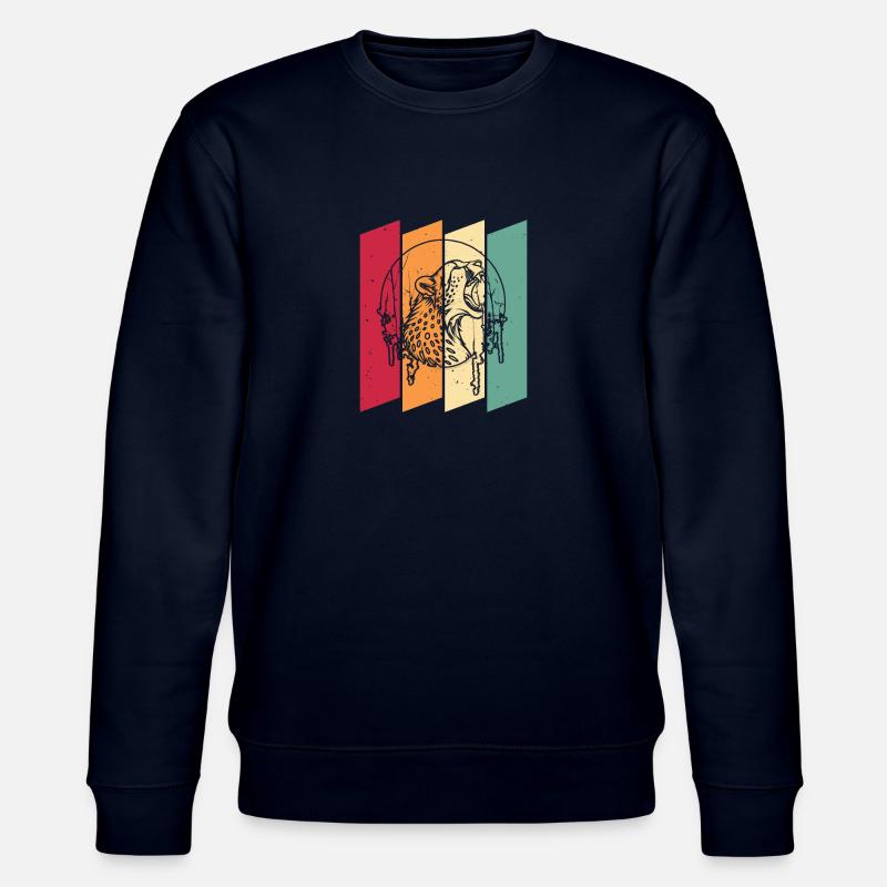 Hurlement de la lune guépard - Sweat bio CHANGER Stanley/Stella Unisexe - marine