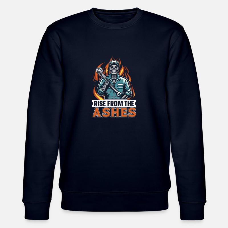 Screwdriver Tuning Tuner Skeleton - Stanley/Stella CHANGER Unisex Organic Sweatshirt - navy
