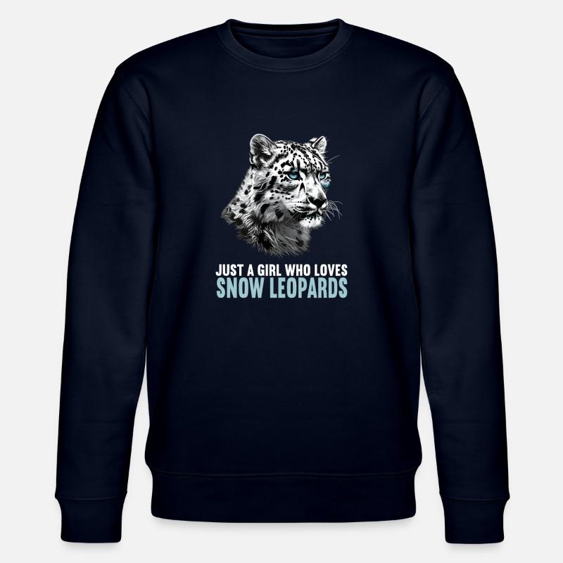 Snow Leopard Schneeleoparden Schneeleopard - Stanley/Stella CHANGER Unisex Organic Sweatshirt - navy