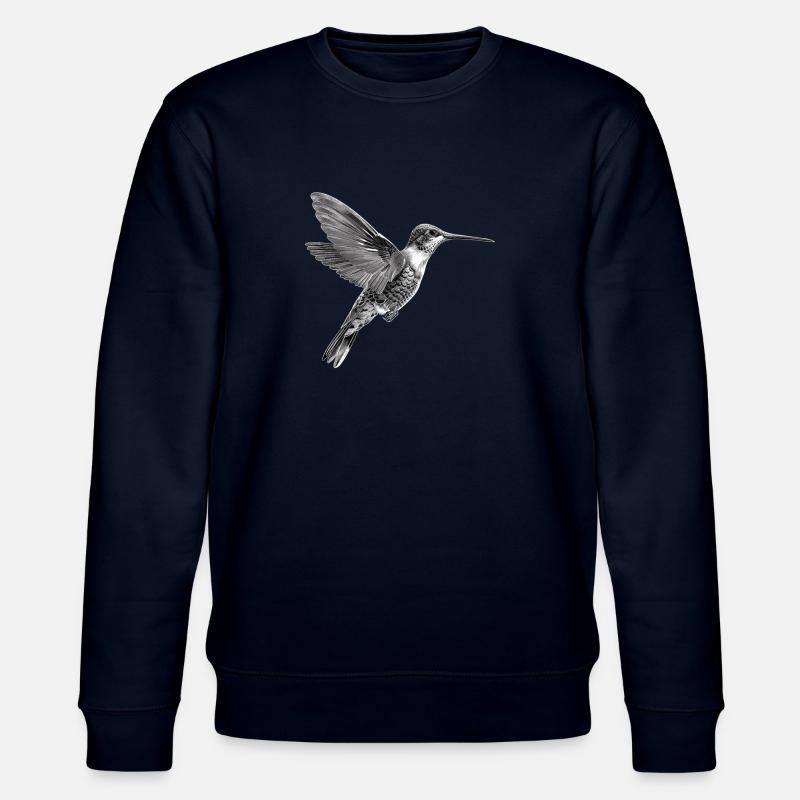 Hummingbird Kolibris Kolibri - Stanley/Stella Unisex Bio-Sweatshirt CHANGER  - Navy