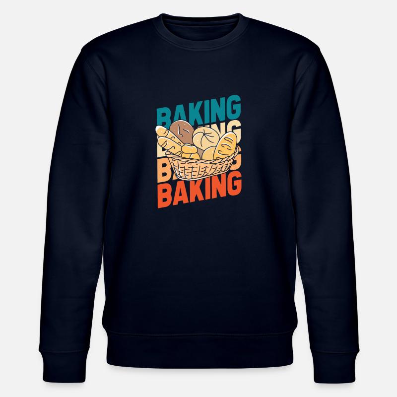 Baking Baker Bakery - Stanley/Stella CHANGER Unisex Organic Sweatshirt - navy
