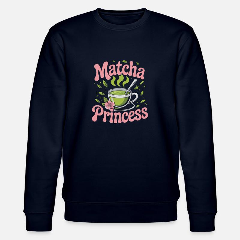 Matcha princess - Stanley/Stella Unisex Bio-Sweatshirt CHANGER  - Navy