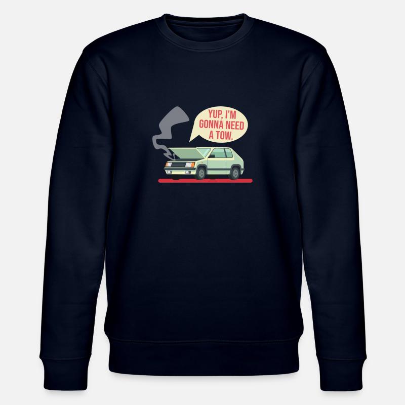 Abschleppdienst Autopanne abschleppen - Stanley/Stella Unisex Bio-Sweatshirt CHANGER  - Navy