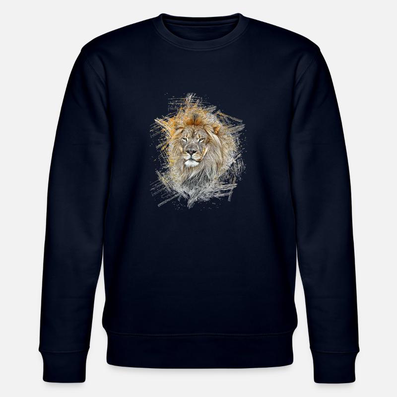 Löwe - Stanley/Stella Unisex Bio-Sweatshirt CHANGER  - Navy
