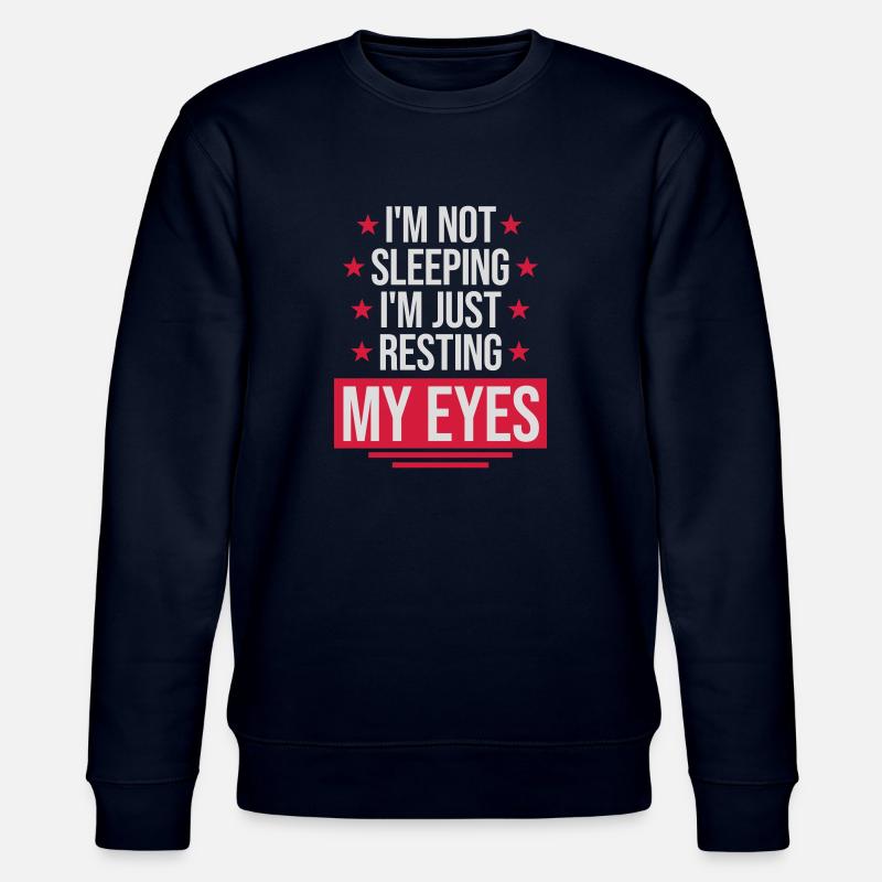 im not sleeping Zitat - Stanley/Stella Unisex Bio-Sweatshirt CHANGER  - Navy