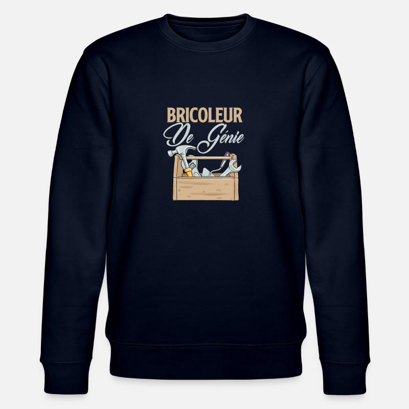 Bricoleur de génie - Sweat bio CHANGER Stanley/Stella Unisexe - marine