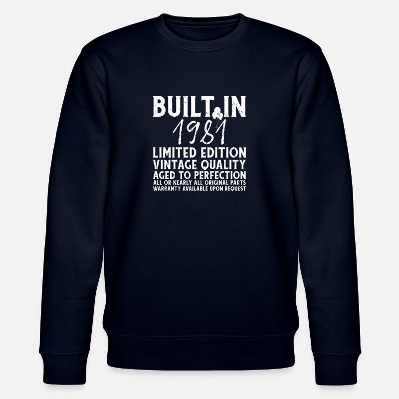 Construit en 1981! - Sweat bio CHANGER Stanley/Stella Unisexe - marine