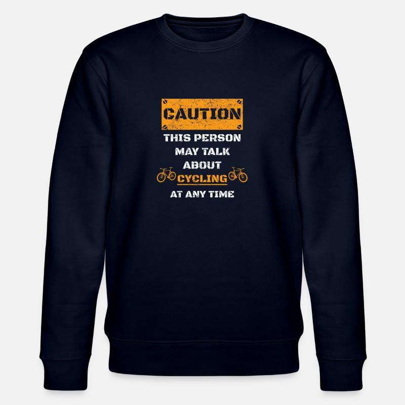 ATTENTION ATTENTION PARLER HOBBY Cyclisme - Sweat bio CHANGER Stanley/Stella Unisexe - marine