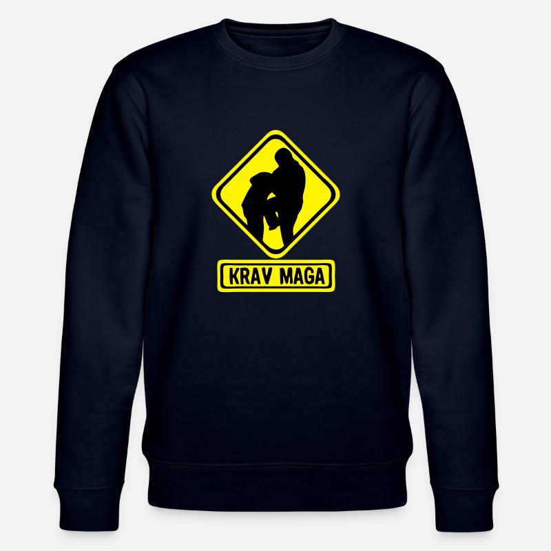 krav maga logo danger1 - Sweat bio CHANGER Stanley/Stella Unisexe - marine