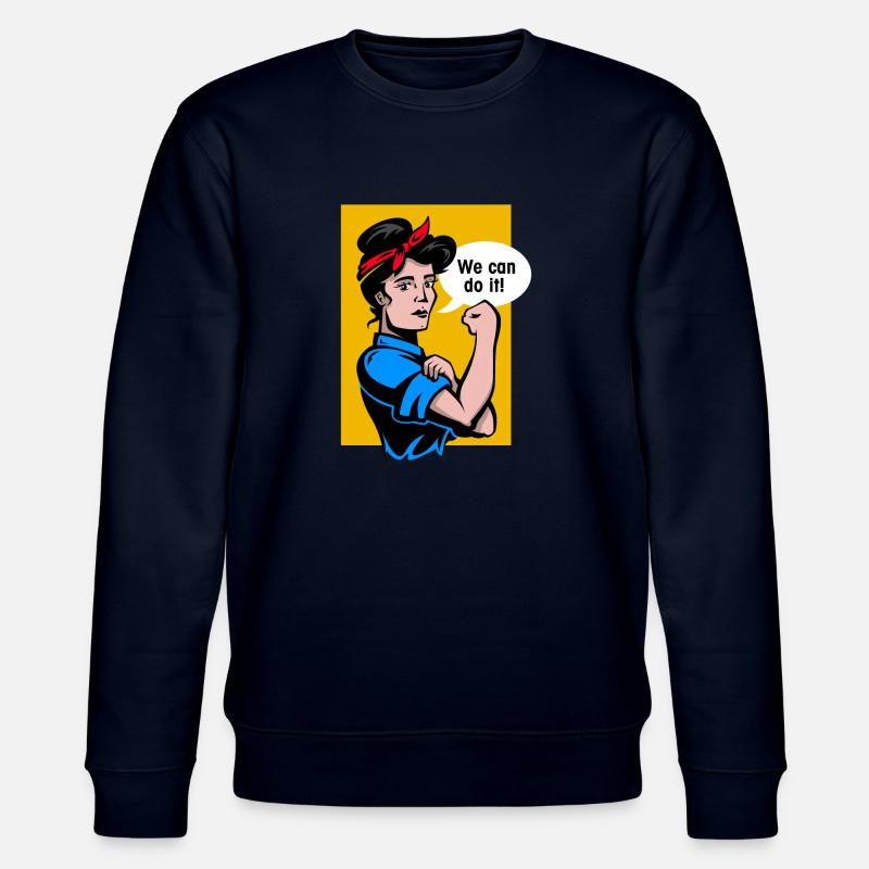 we can do it - Stanley/Stella Unisex Bio-Sweatshirt CHANGER  - Navy
