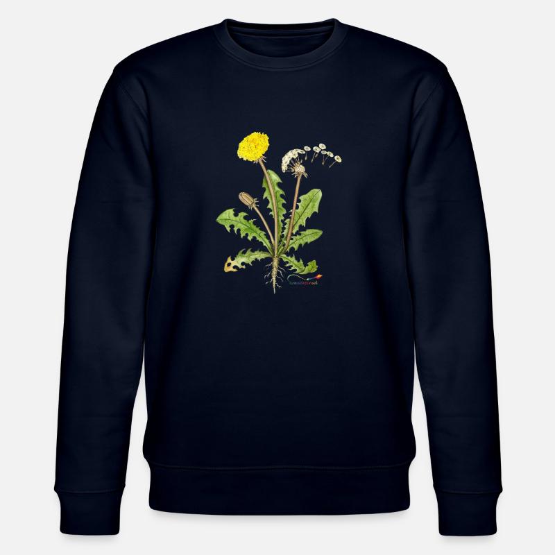 Dandelion, also called dandelion - Stanley/Stella CHANGER Unisex Organic Sweatshirt - navy