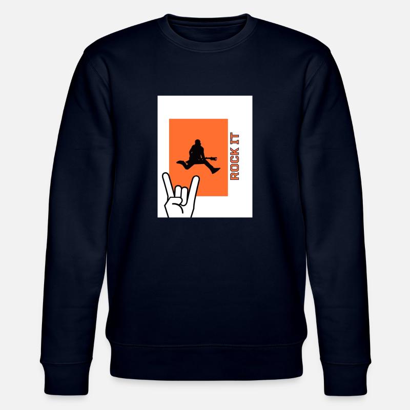 ROCK IT - Stanley/Stella Unisex Bio-Sweatshirt CHANGER  - Navy