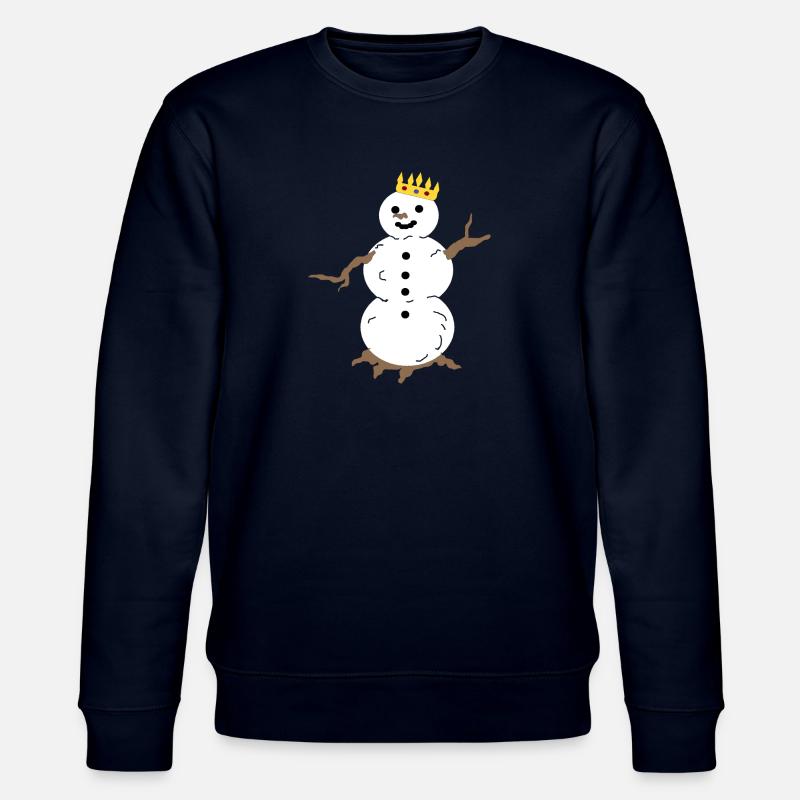 König der Schneemänner - Stanley/Stella Unisex Bio-Sweatshirt CHANGER  - Navy