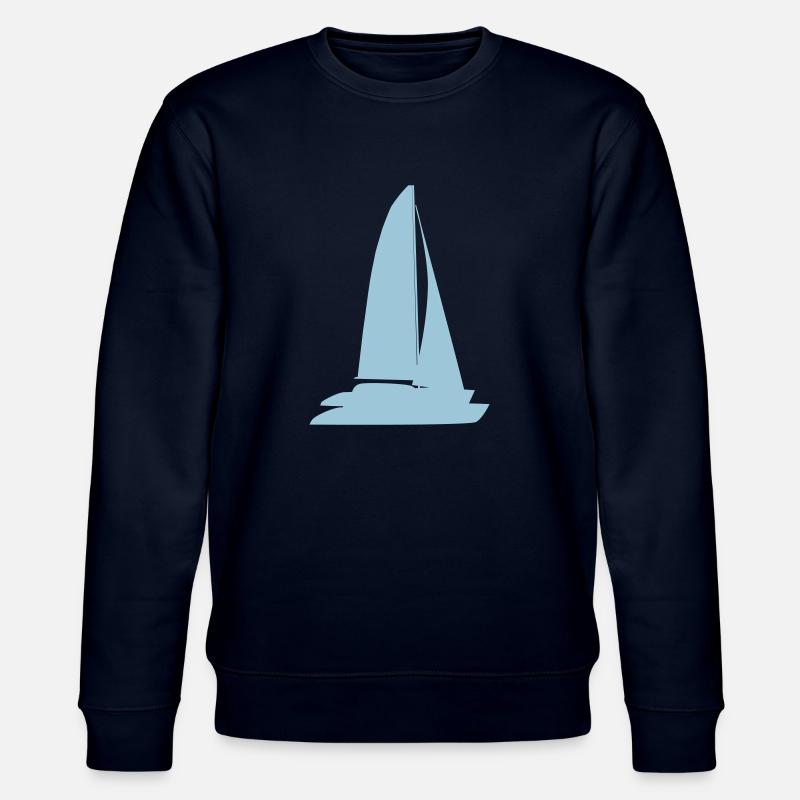 blaues Boot - Stanley/Stella Unisex Bio-Sweatshirt CHANGER  - Navy