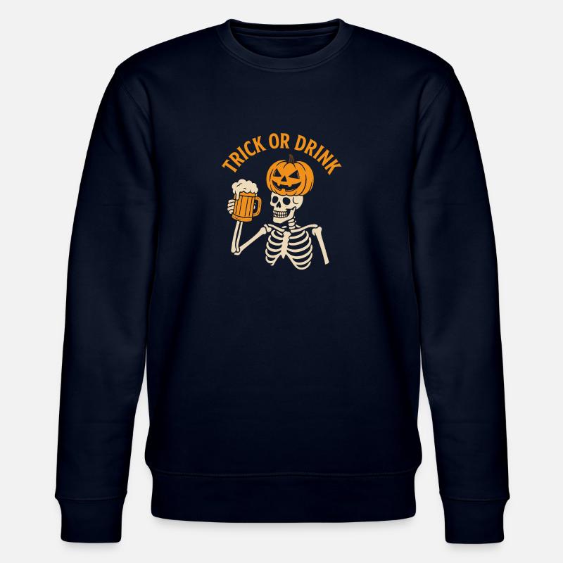 Trick or Drink - Stanley/Stella Unisex Bio-Sweatshirt CHANGER  - Navy