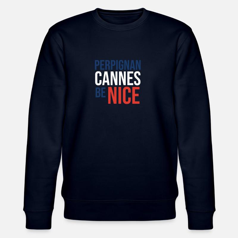 Perpignan Souvenir Perpignan Geschenkidee - Stanley/Stella Unisex Bio-Sweatshirt CHANGER  - Navy