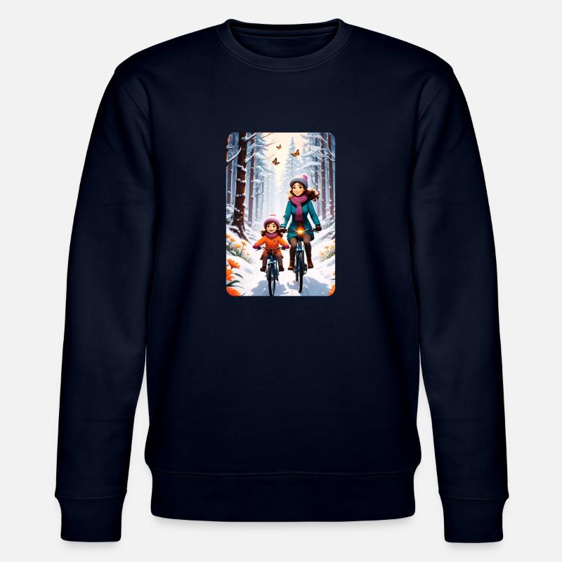 personalisiertes Design-Muttergeschenk - Stanley/Stella Unisex Bio-Sweatshirt CHANGER  - Navy