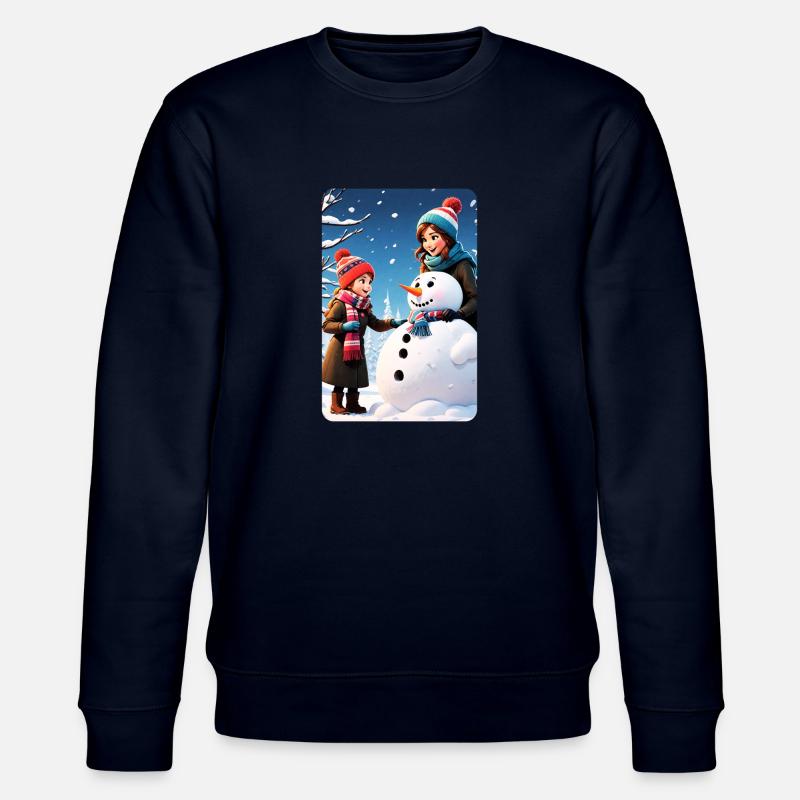personalisiertes Design-Muttergeschenk - Stanley/Stella Unisex Bio-Sweatshirt CHANGER  - Navy