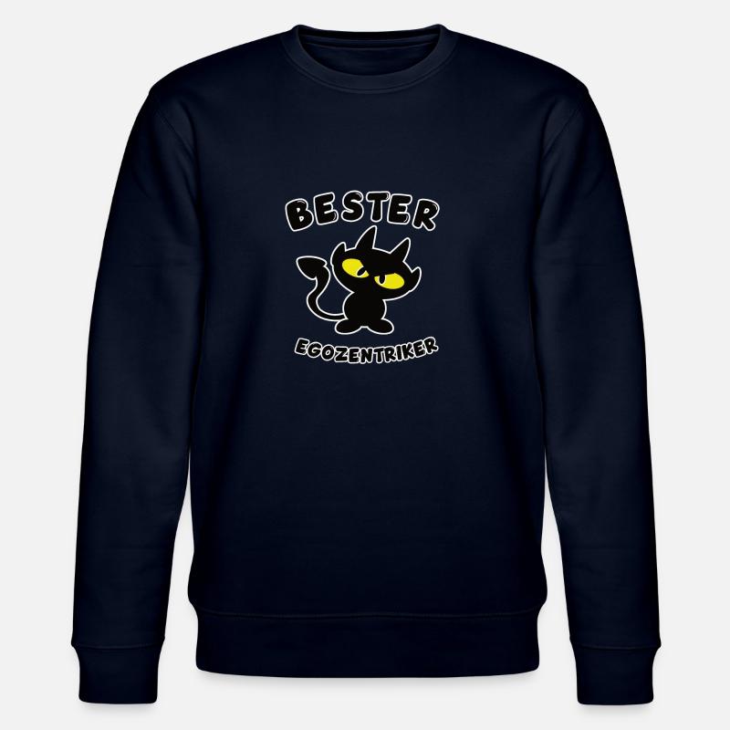 cooles bester Egozentriker Design - Stanley/Stella Unisex Bio-Sweatshirt CHANGER  - Navy
