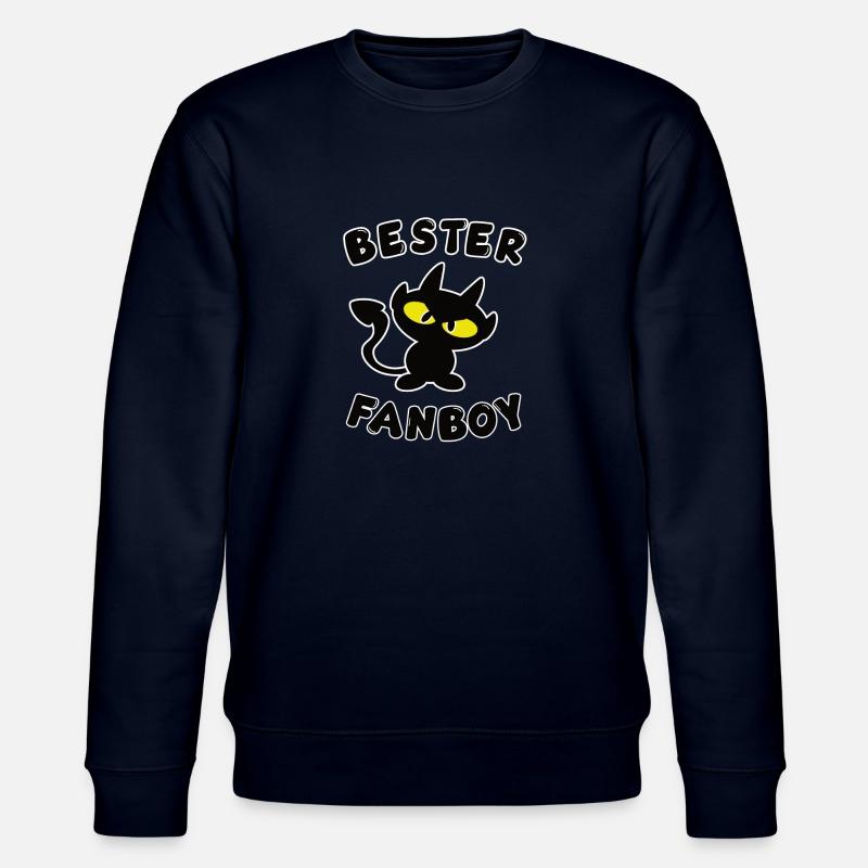 cooles bester Fanboy Design - Stanley/Stella Unisex Bio-Sweatshirt CHANGER  - Navy