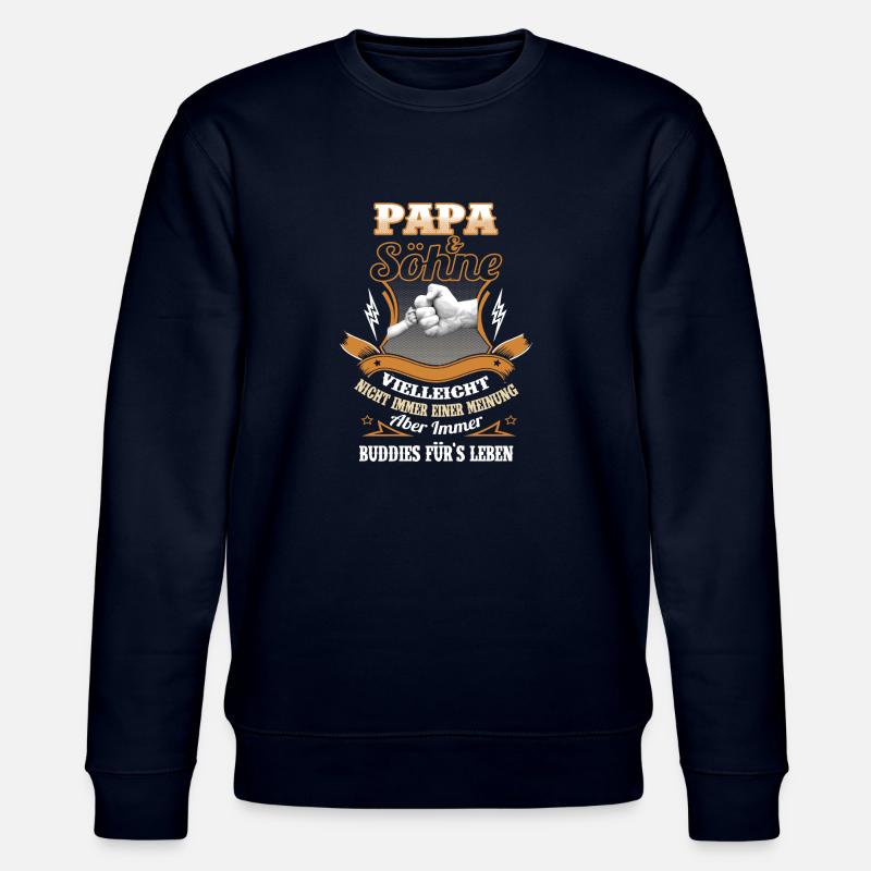 Papa & Söhne - Stanley/Stella Unisex Bio-Sweatshirt CHANGER  - Navy