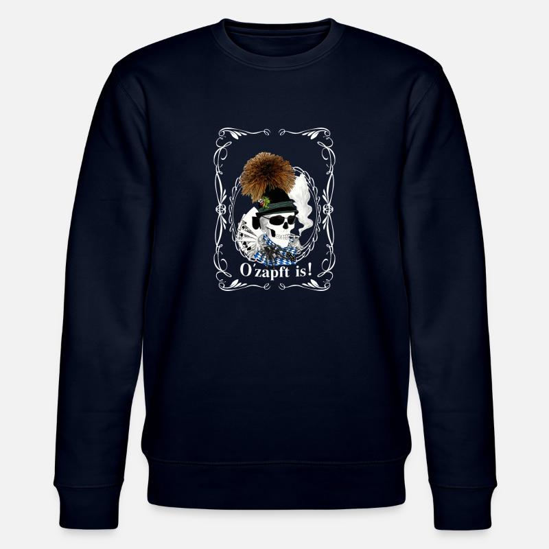 Bayern skull - Stanley/Stella Unisex Bio-Sweatshirt CHANGER  - Navy