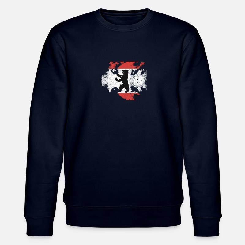 Ours de Berlin, cadeau - Sweat bio CHANGER Stanley/Stella Unisexe - marine