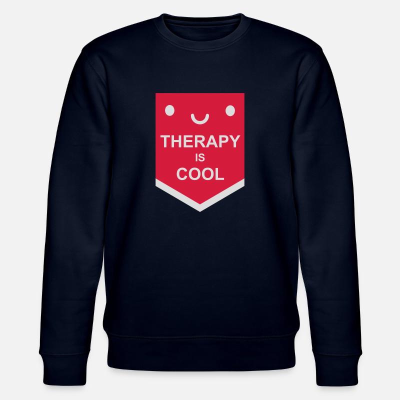 la thérapie est cool Citation - Sweat bio CHANGER Stanley/Stella Unisexe - marine