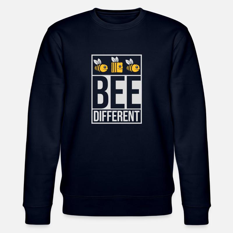 bee citation différente - Sweat bio CHANGER Stanley/Stella Unisexe - marine