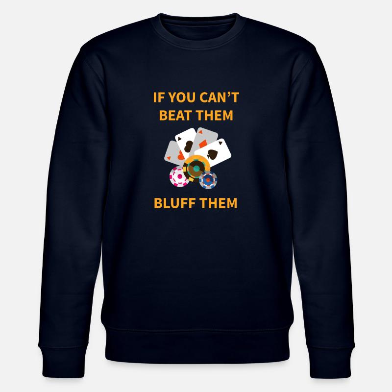 boardgame chess backgammon game night - Stanley/Stella Unisex Bio-Sweatshirt CHANGER  - Navy