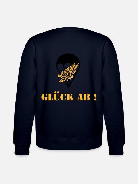 Glück ab Fallschirmjäger - Stanley/Stella Unisex Bio-Sweatshirt CHANGER  - Navy