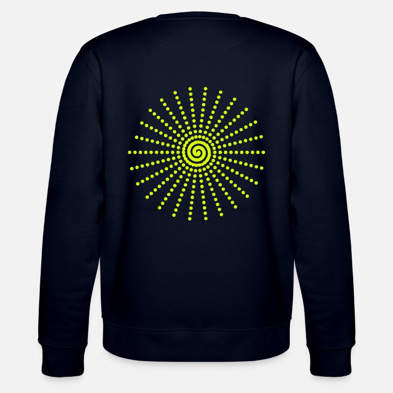 Dot-Spiral - Stanley/Stella Unisex Bio-Sweatshirt CHANGER  - Navy
