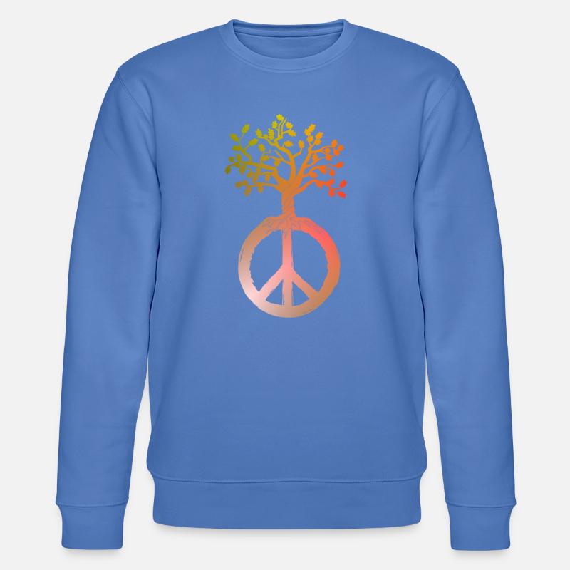 Friedensbaum Peace - Stanley/Stella Unisex Bio-Sweatshirt CHANGER  - Blau