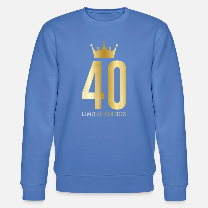 40e anniversaire Édition Limitée Crown - Sweat bio CHANGER Stanley/Stella Unisexe - bleu
