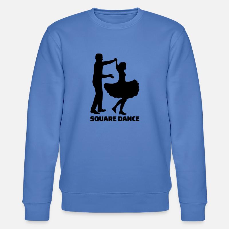 Square dance - Stanley/Stella Unisex Bio-Sweatshirt CHANGER  - Blau